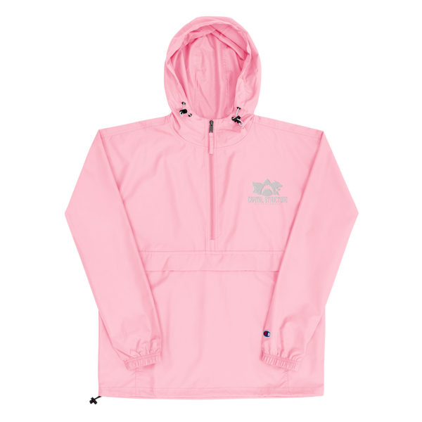 CAPITAL STRUCTURE X CHAMPION PACKABLE JACKET - PINK