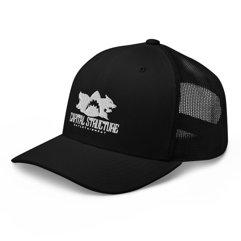 Capital Structure Trucker Hat - Black
