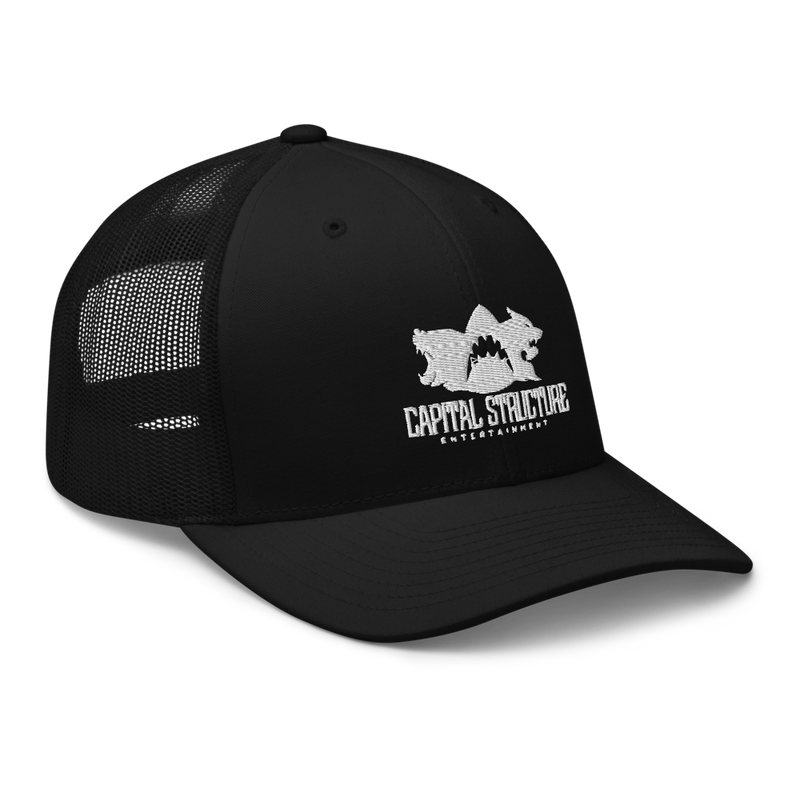 Capital Structure Trucker Hat - Black