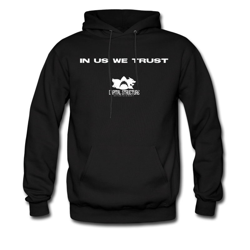 In Us We Trust Hoodie - Black - black